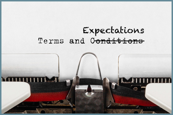 Text terms and expectations